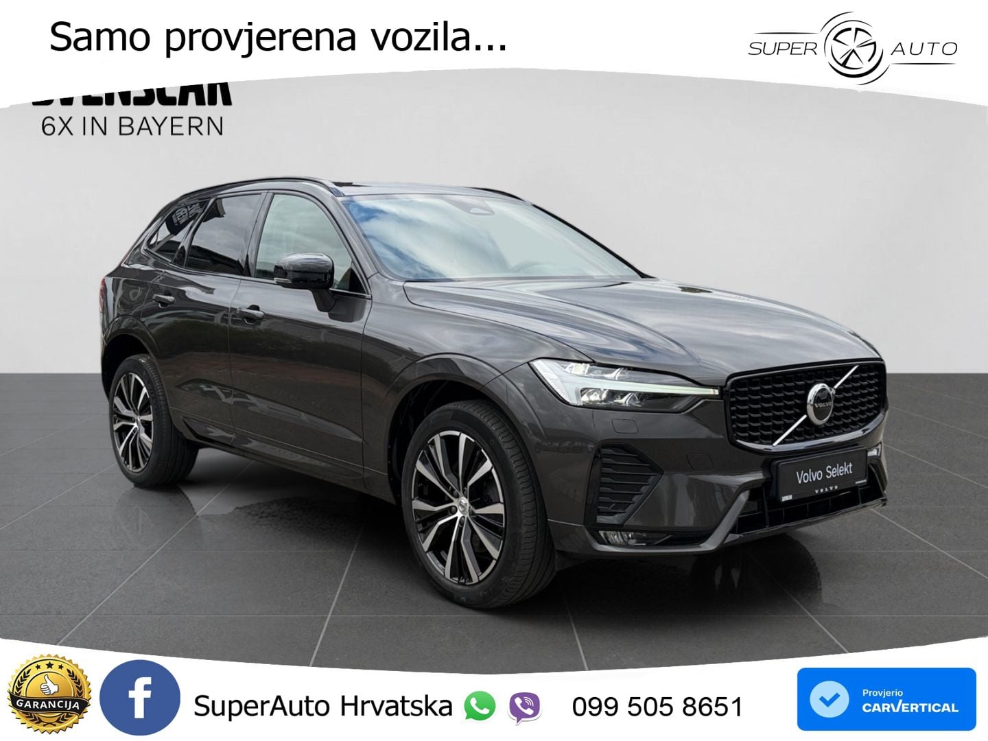 Volvo XC60 B5 Diesel AWD Geartronic ZRAČNI+ACC+GR SJED+KAM+PANO