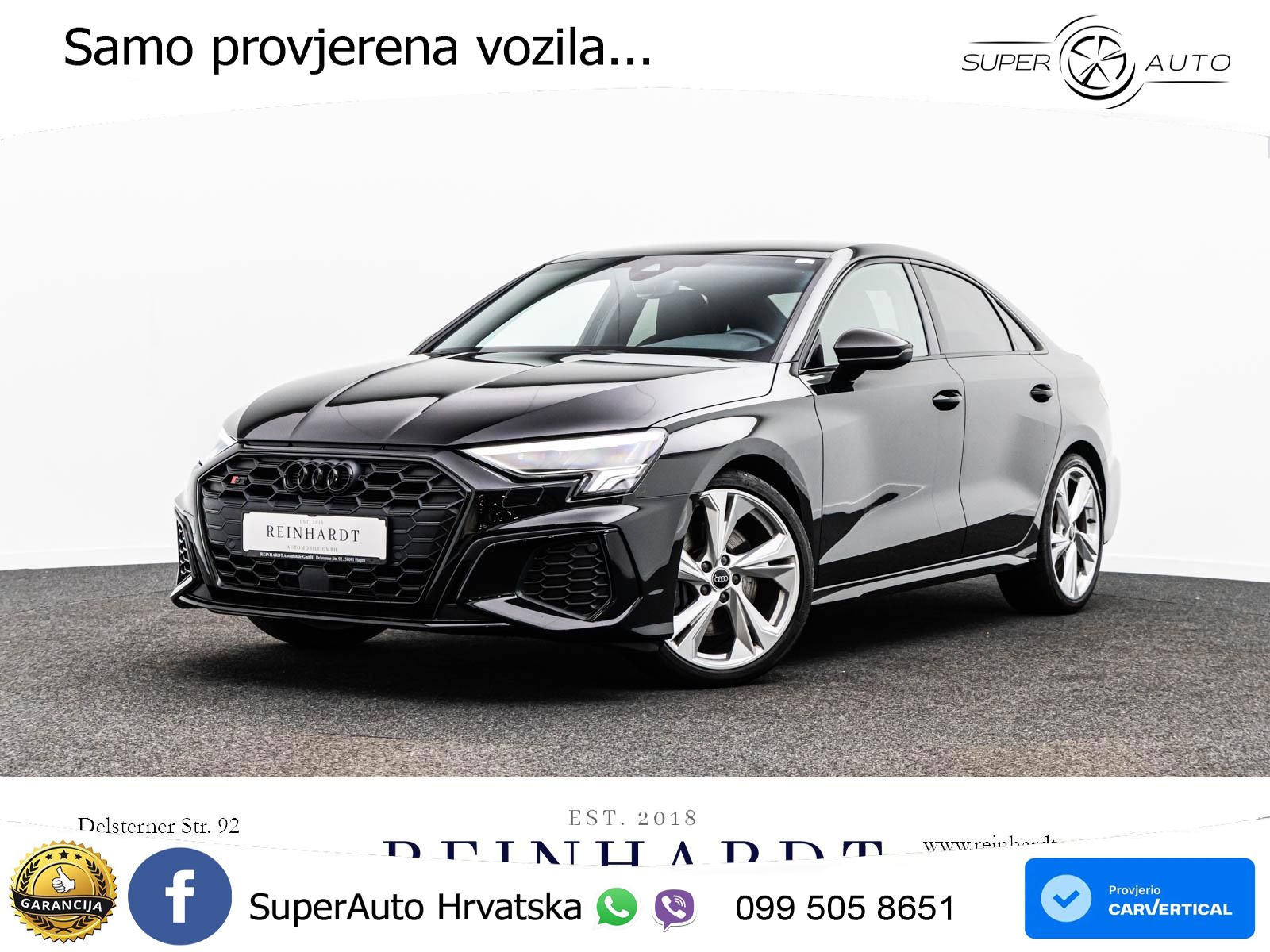 Audi S3 Limuzina 2.0 TFSI (310 KS) quattro S tronic LED+GR SJED+ACC