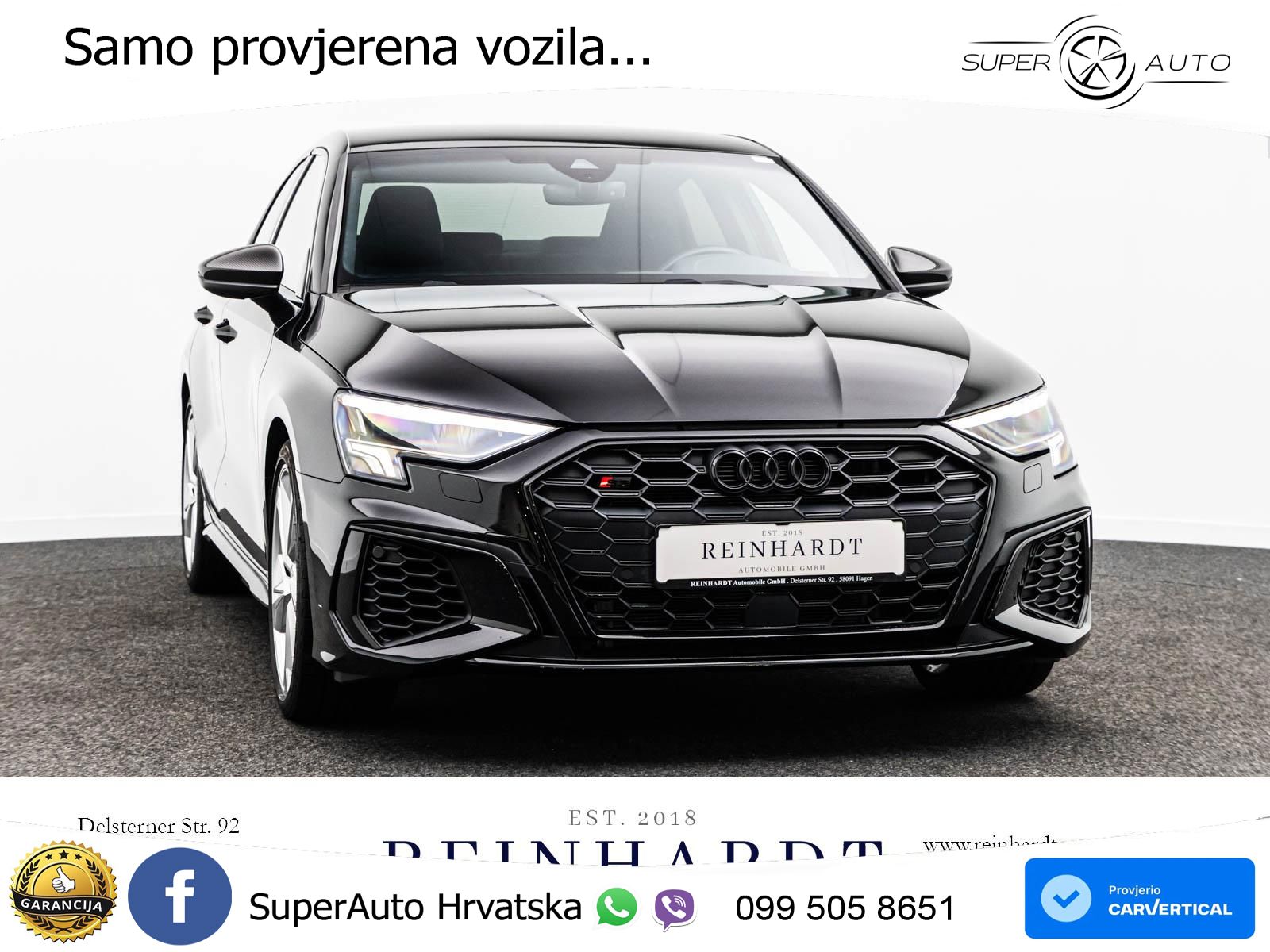 Audi S3 Limuzina 2.0 TFSI (310 KS) quattro S tronic LED+GR SJED+ACC