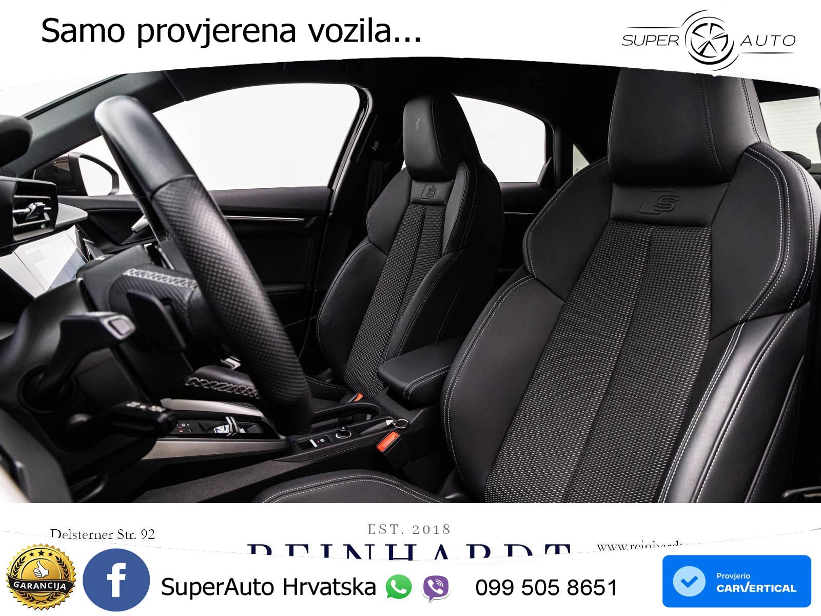 Audi S3 Limuzina 2.0 TFSI (310 KS) quattro S tronic LED+GR SJED+ACC