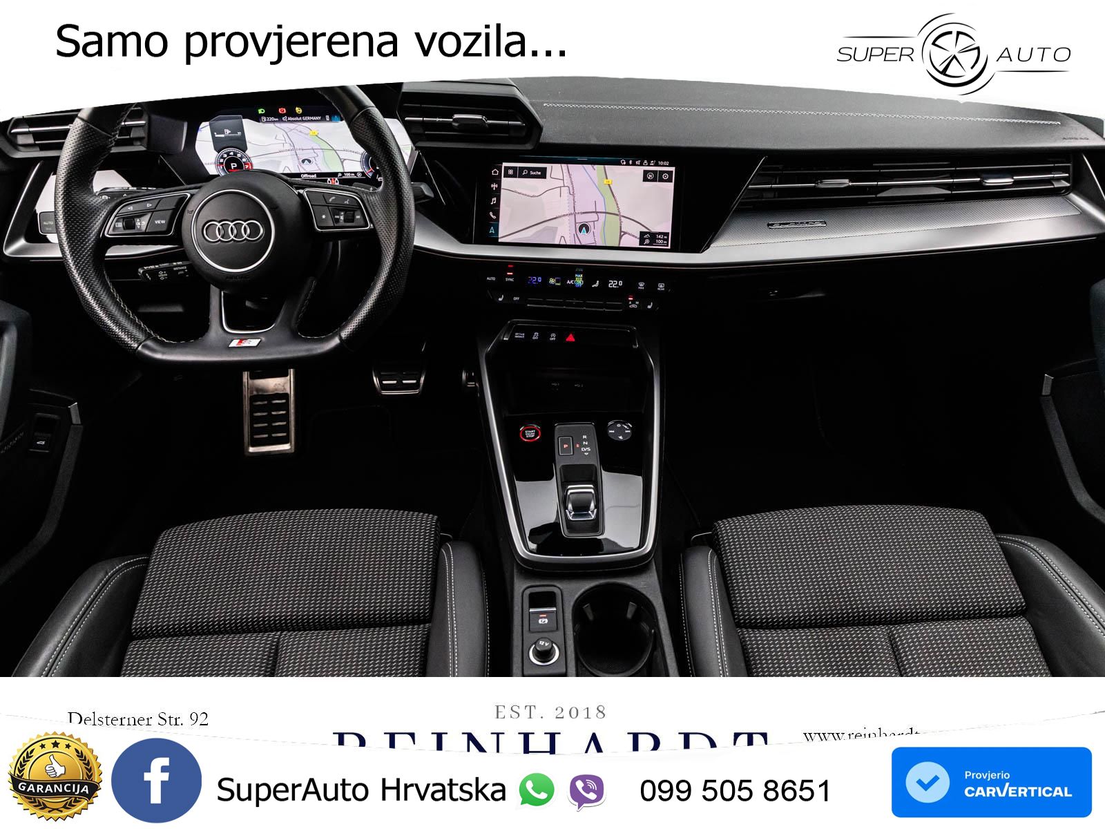 Audi S3 Limuzina 2.0 TFSI (310 KS) quattro S tronic LED+GR SJED+ACC