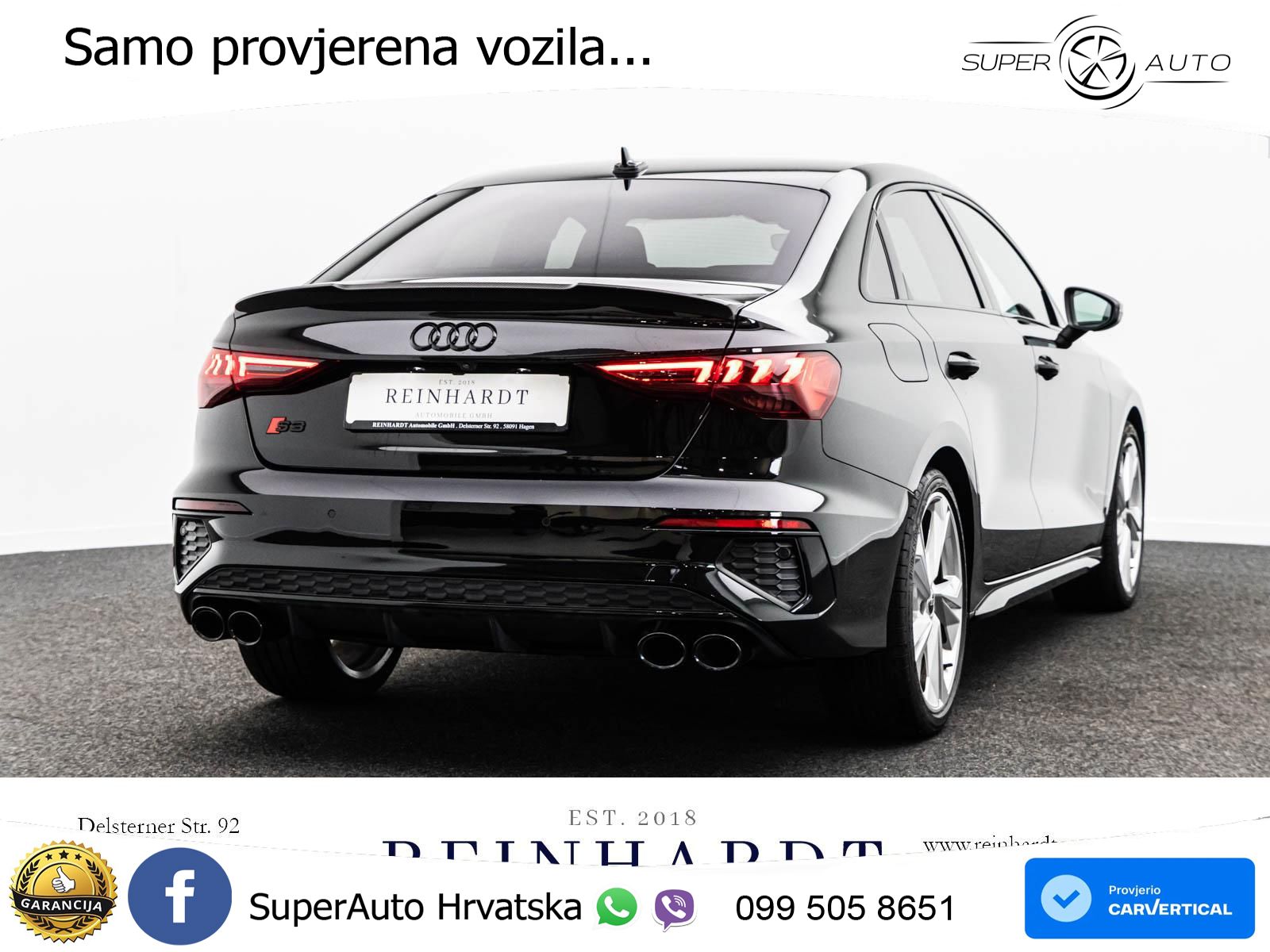 Audi S3 Limuzina 2.0 TFSI (310 KS) quattro S tronic LED+GR SJED+ACC
