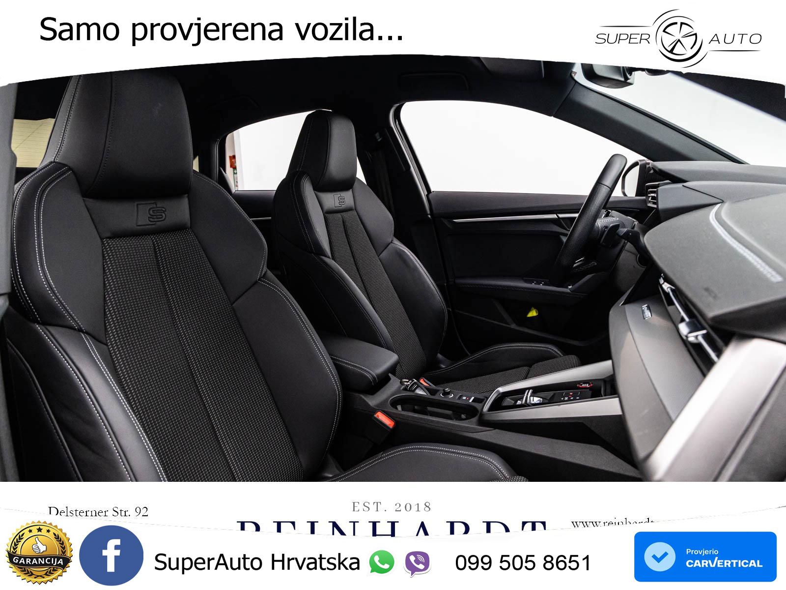 Audi S3 Limuzina 2.0 TFSI (310 KS) quattro S tronic LED+GR SJED+ACC