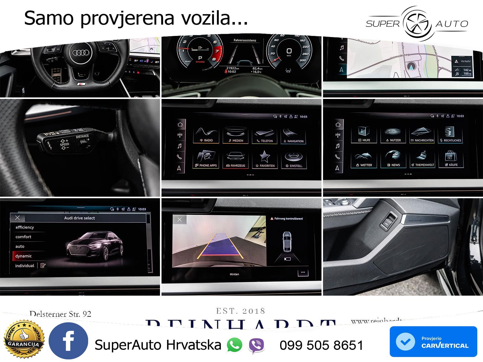 Audi S3 Limuzina 2.0 TFSI (310 KS) quattro S tronic LED+GR SJED+ACC