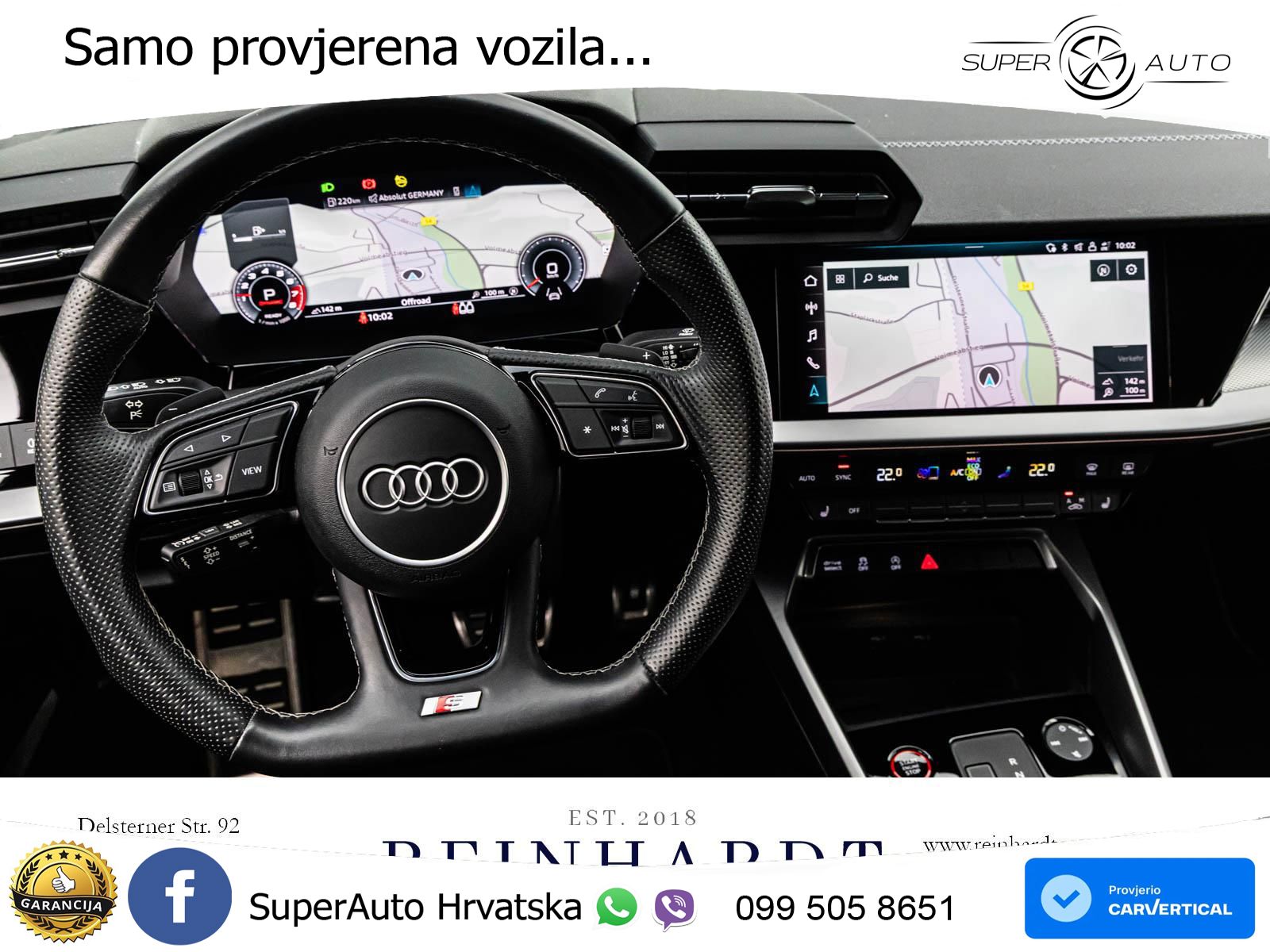 Audi S3 Limuzina 2.0 TFSI (310 KS) quattro S tronic LED+GR SJED+ACC