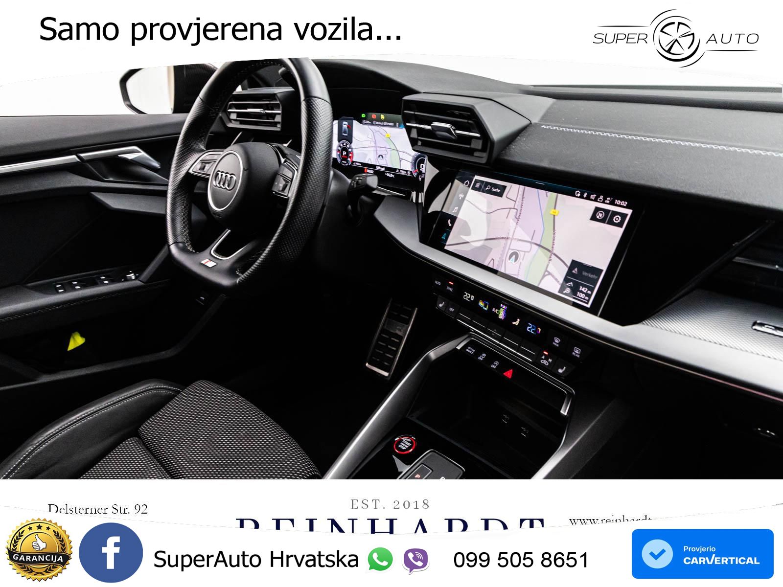 Audi S3 Limuzina 2.0 TFSI (310 KS) quattro S tronic LED+GR SJED+ACC