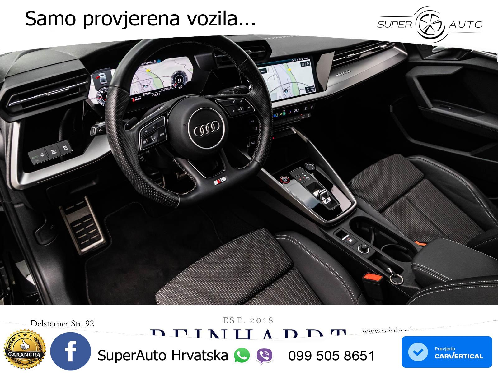 Audi S3 Limuzina 2.0 TFSI (310 KS) quattro S tronic LED+GR SJED+ACC