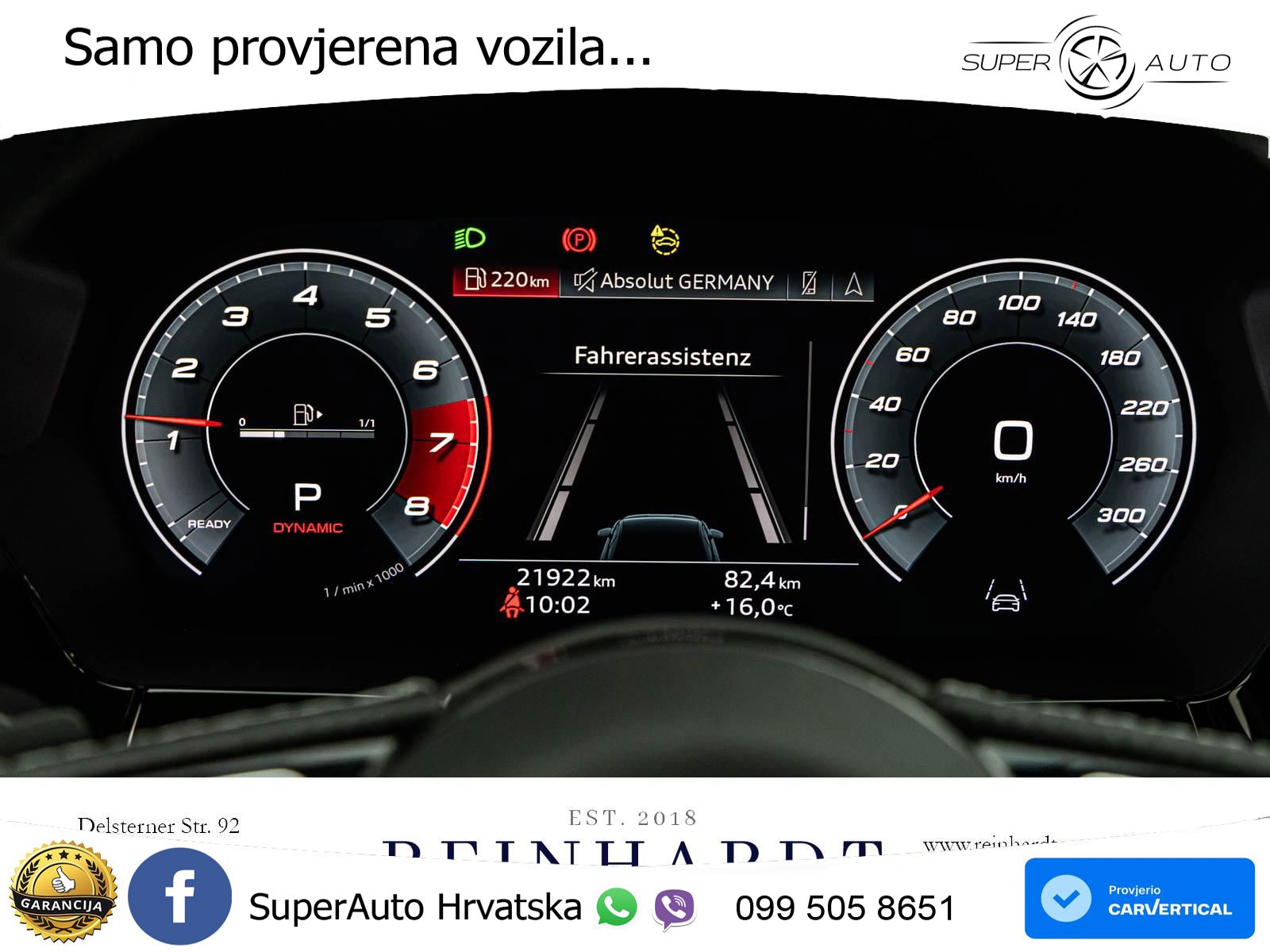 Audi S3 Limuzina 2.0 TFSI (310 KS) quattro S tronic LED+GR SJED+ACC