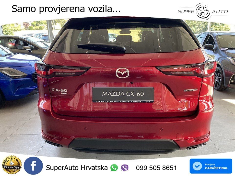 Mazda CX-60 3.3 e-Skyactiv D (254 KS) AWD Automatic LED+GR SJED+ACC