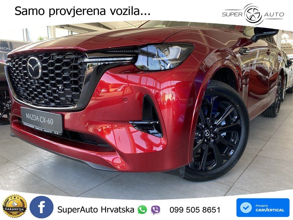 Mazda CX-60 3.3 e-Skyactiv D (254 KS) AWD Automatic LED+GR SJED+ACC