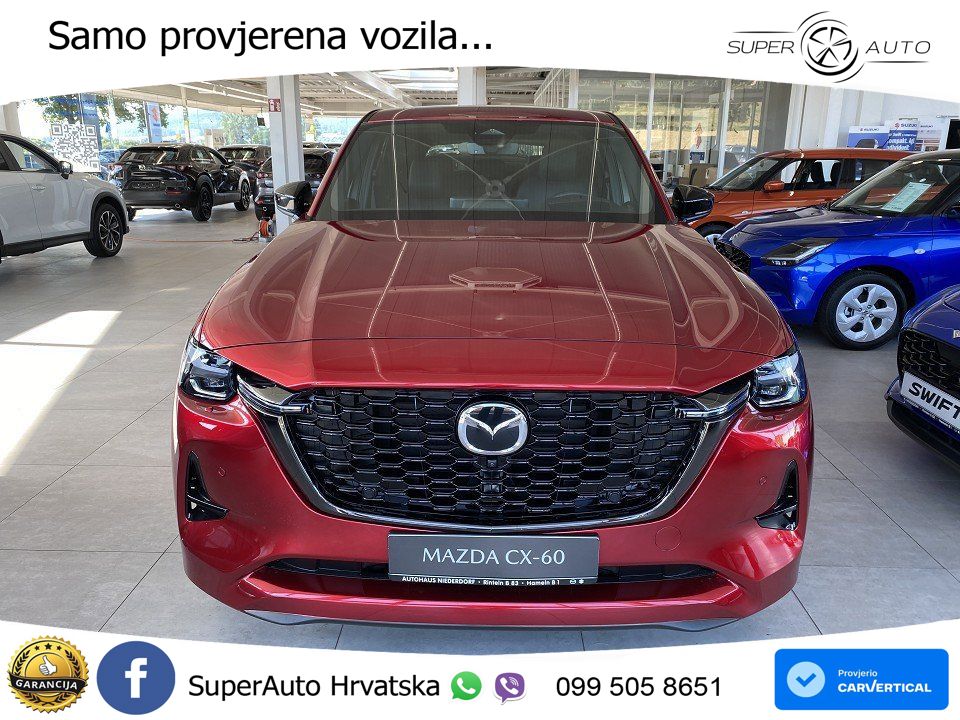 Mazda CX-60 3.3 e-Skyactiv D (254 KS) AWD Automatic LED+GR SJED+ACC