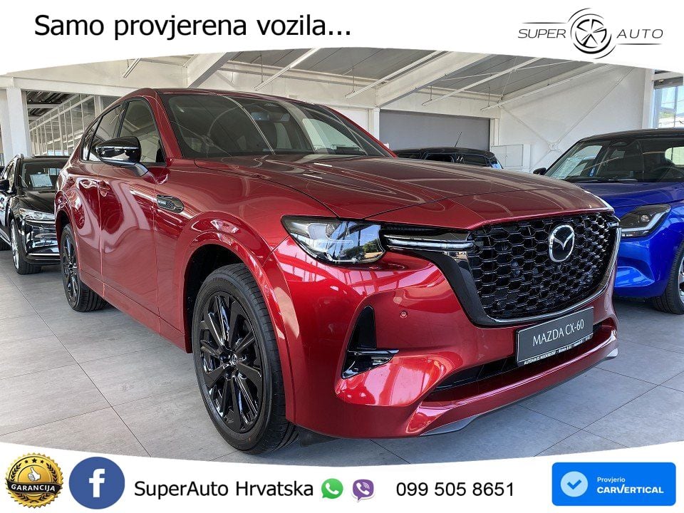 Mazda CX-60 3.3 e-Skyactiv D (254 KS) AWD Automatic LED+GR SJED+ACC