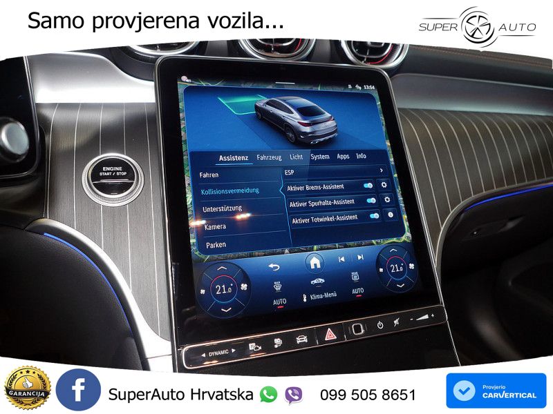 Mercedes GLC Coupe 300de (333 KS) 4MATIC 9G-TRONIC ACC+HEAD+4xGR SJED+360+PANO