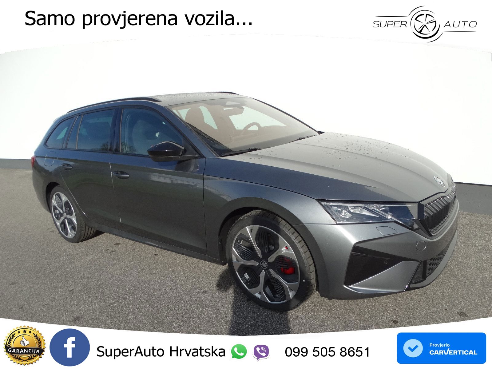 Škoda Octavia Combi RS 2.0 TSI (265 KS) DSG LED+GR SJED+ACC