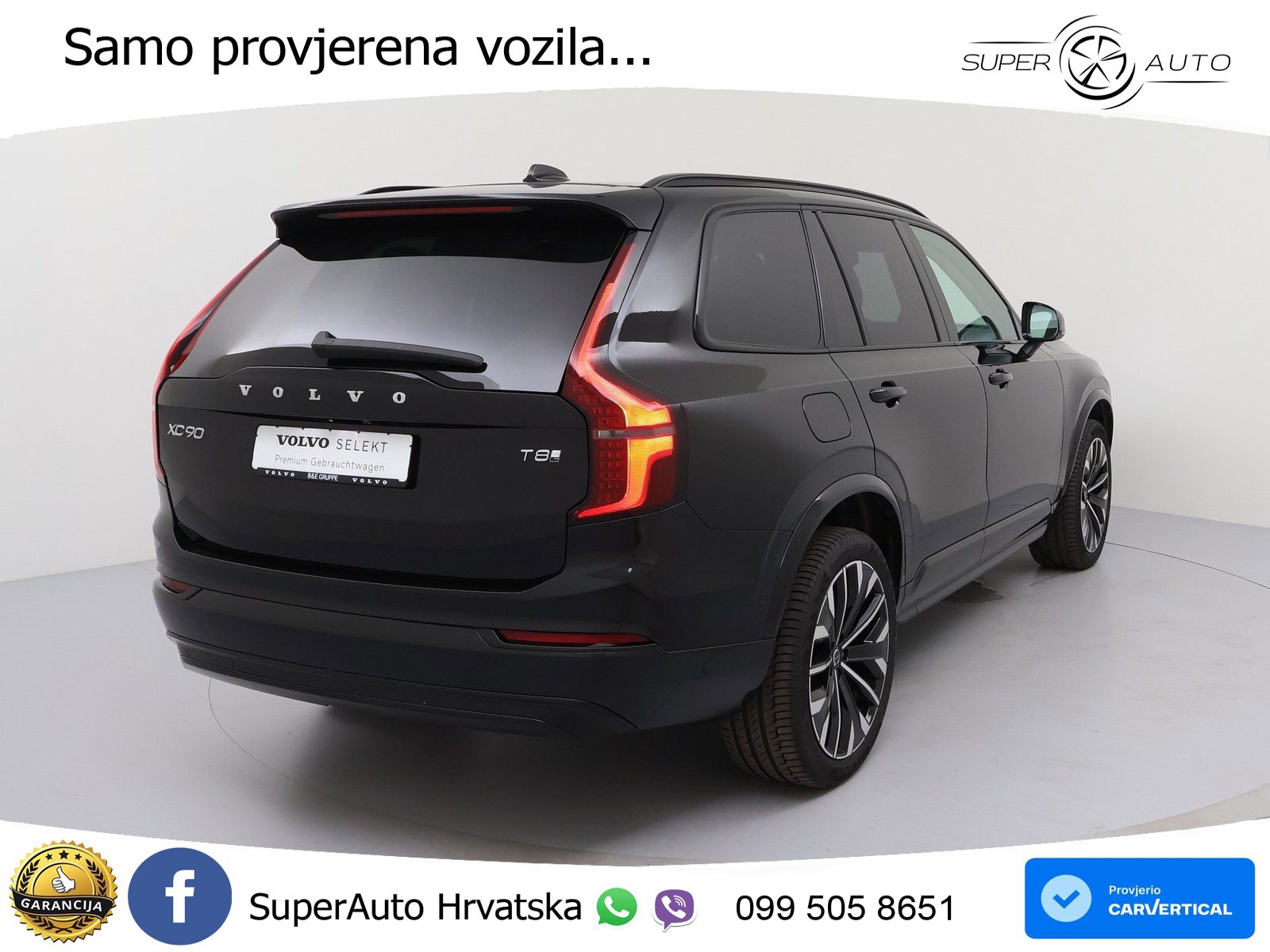 Volvo XC90 2.0 T8 AWD Automatic ACC+HEAD+4xGR SJED+360+PANO