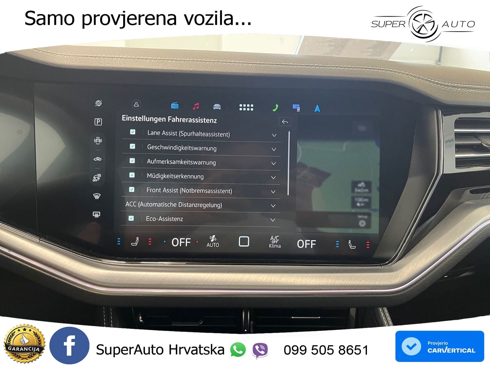 Volkswagen Touareg 3.0 V6 TDI (286 KS) 4MOTION Tiptronic R-Line ZRAČNI+ACC+GR SJED+KAM+PANO