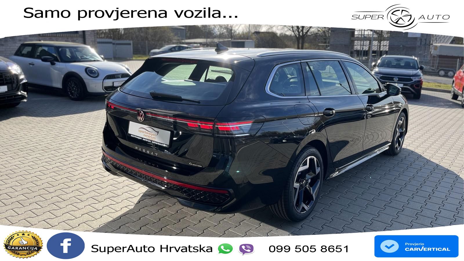 Volkswagen Passat Variant 2.0 TSI (265 KS) 4MOTION DSG R-Line MATRIX+GR SJED+KAM