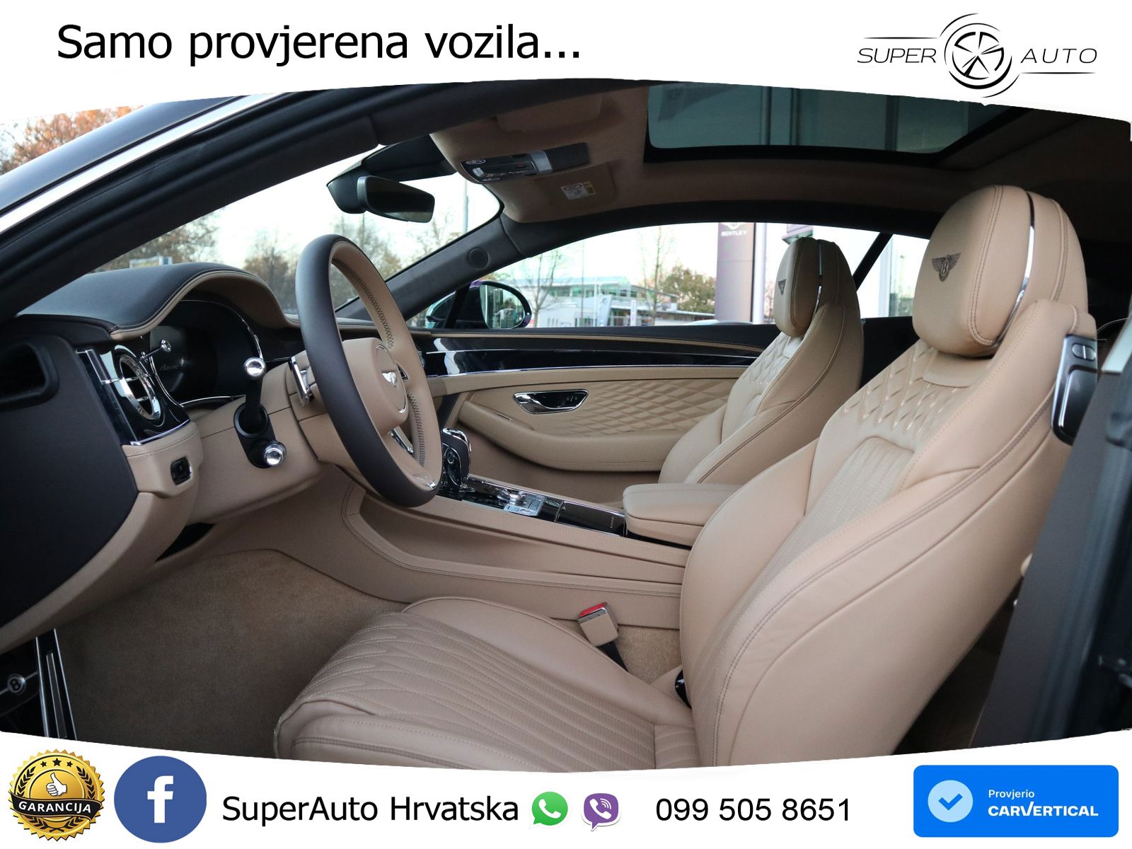 Bentley Continental GT IV 4.0 V8 TFSi (680 KS) AWD DCT ZRAČNI+ACC+GR SJED+KAM+PANO