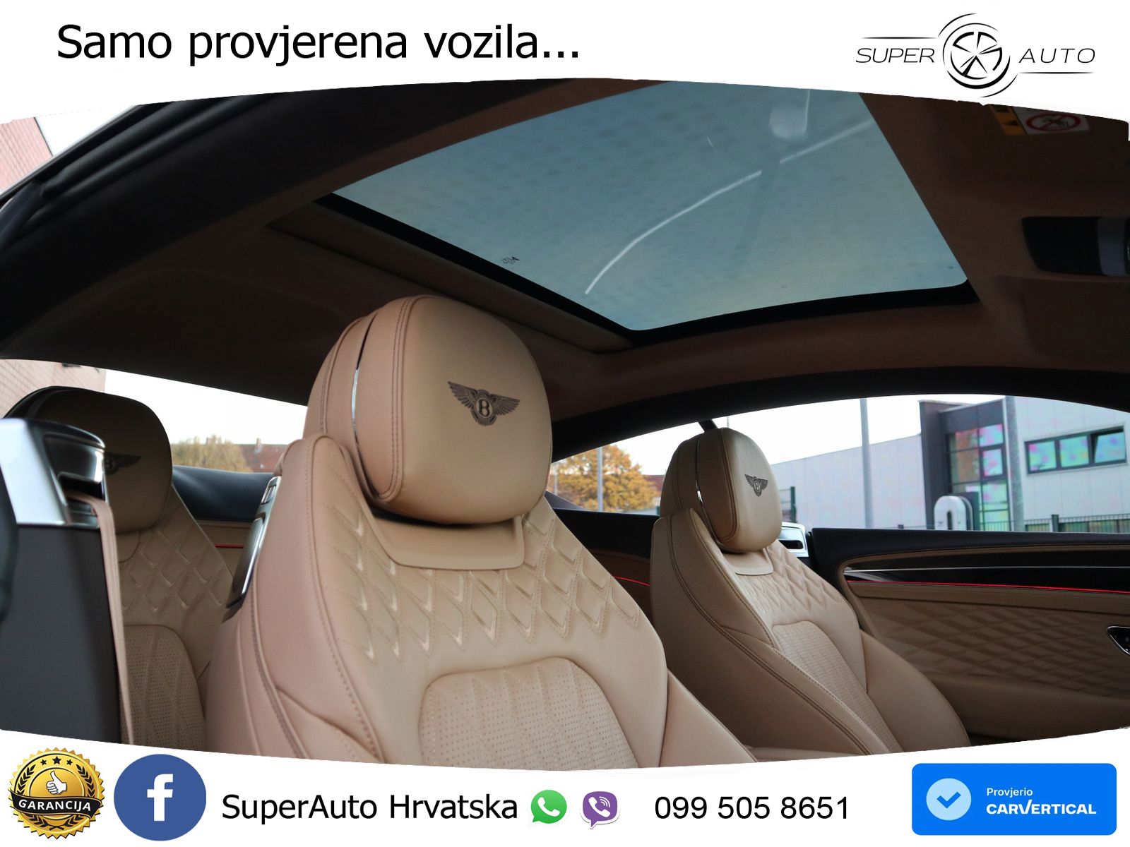 Bentley Continental GT IV 4.0 V8 TFSi (680 KS) AWD DCT ZRAČNI+ACC+GR SJED+KAM+PANO