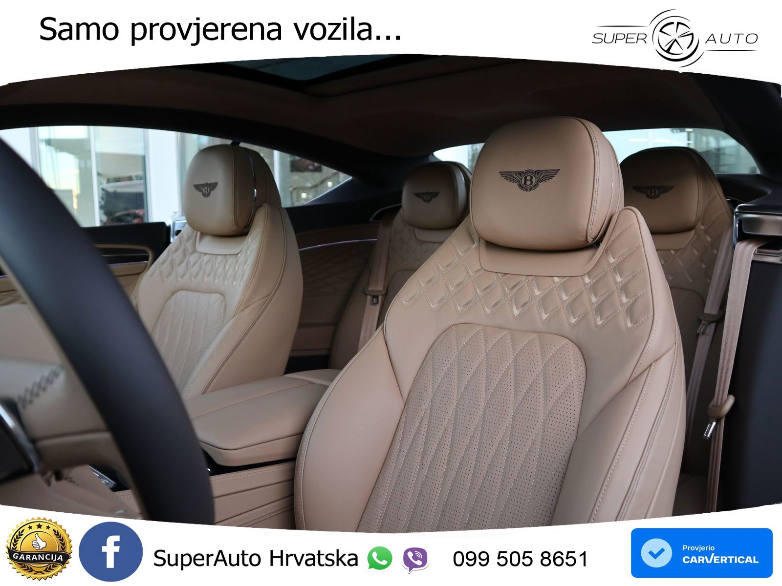 Bentley Continental GT IV 4.0 V8 TFSi (680 KS) AWD DCT ZRAČNI+ACC+GR SJED+KAM+PANO