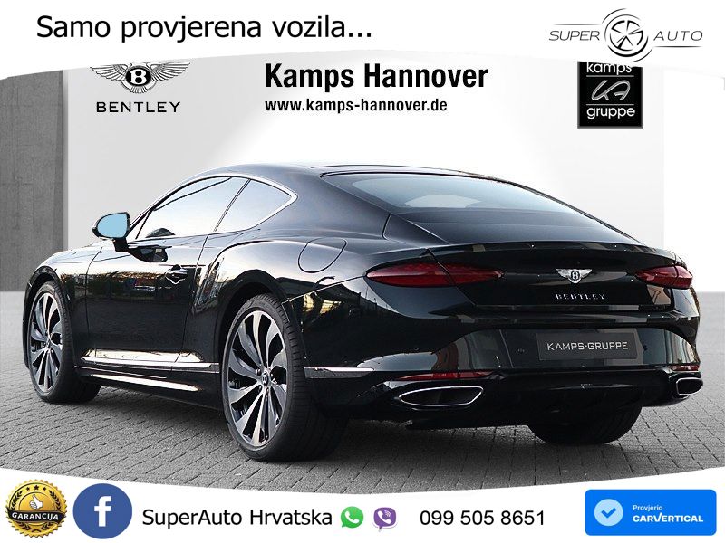 Bentley Continental GT IV 4.0 V8 TFSi (680 KS) AWD DCT ZRAČNI+ACC+GR SJED+KAM+PANO