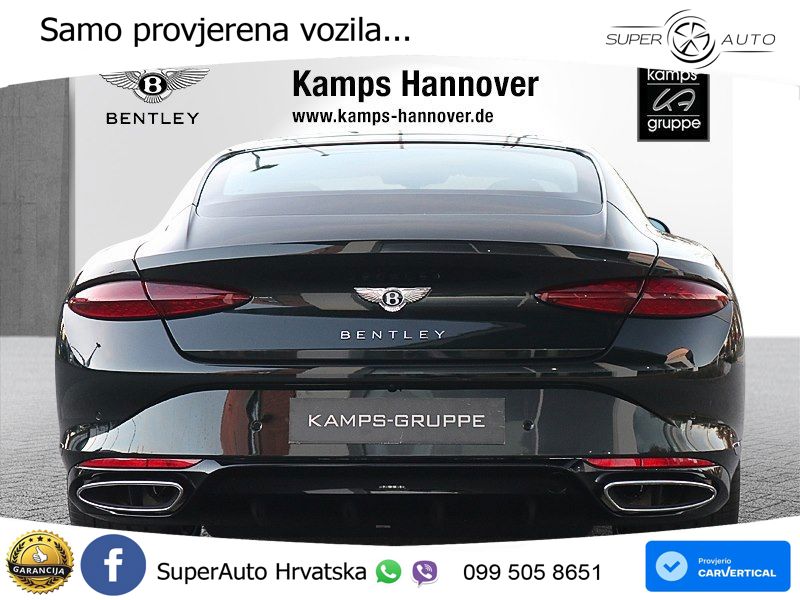 Bentley Continental GT IV 4.0 V8 TFSi (680 KS) AWD DCT ZRAČNI+ACC+GR SJED+KAM+PANO
