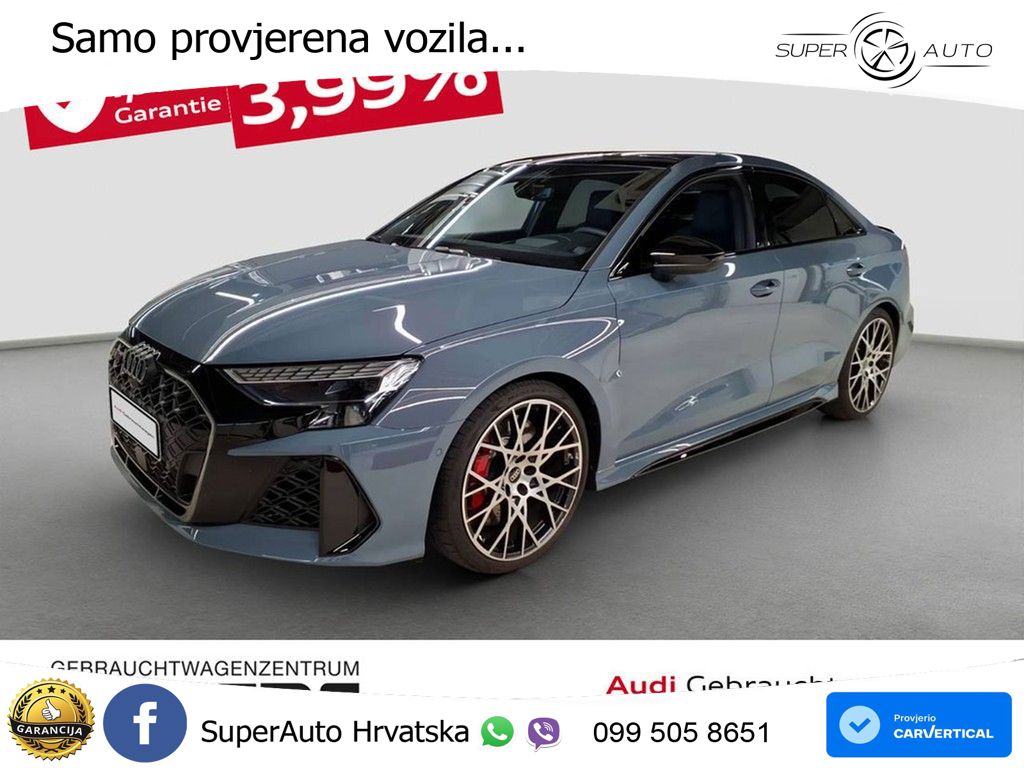 Audi RS3 Sedan 2.5 TFSI (400 KS) quattro S tronic MATRIX+GR SJED+KAM