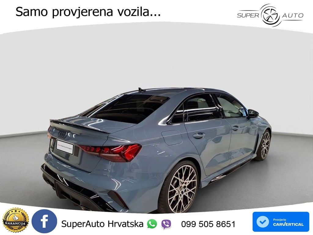 Audi RS3 Sedan 2.5 TFSI (400 KS) quattro S tronic MATRIX+GR SJED+KAM