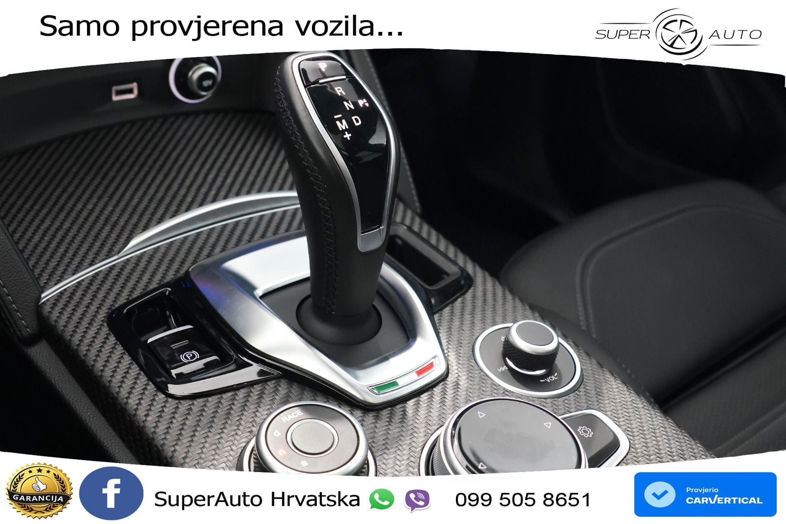 Alfa Romeo Stelvio Quadrifoglio 2.9 V6 Bi-Turbo (520 KS) Q4 Automatic LED+GR SJED+ACC