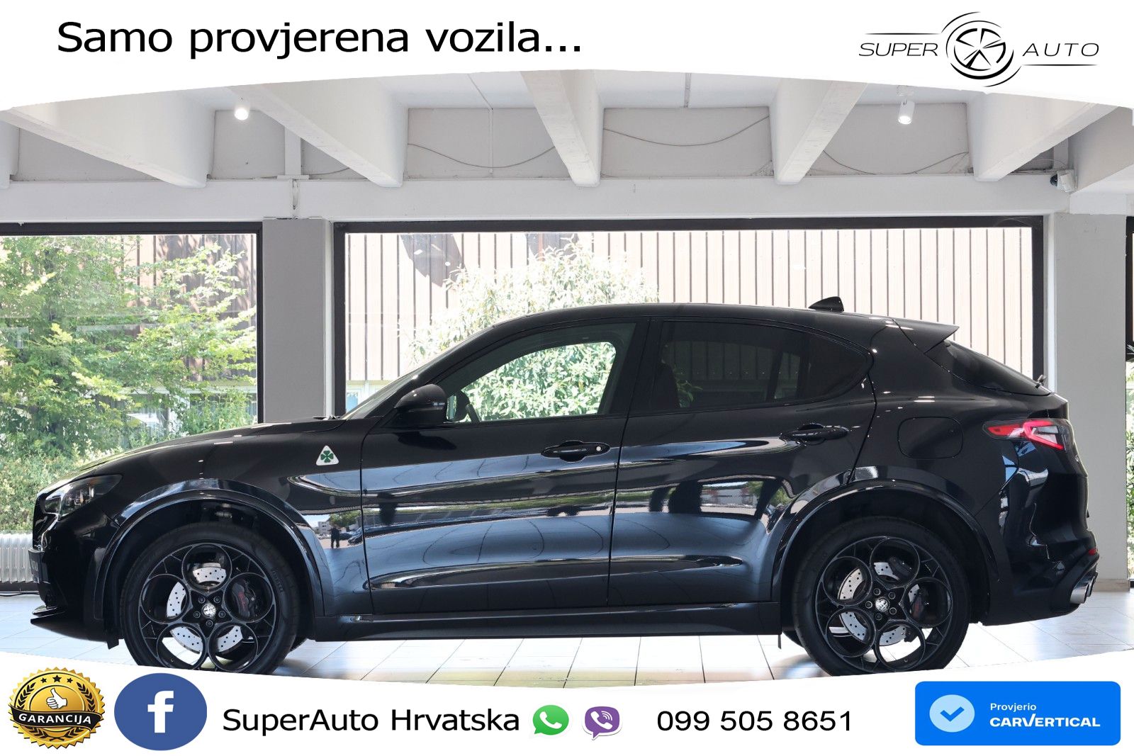 Alfa Romeo Stelvio Quadrifoglio 2.9 V6 Bi-Turbo (520 KS) Q4 Automatic LED+GR SJED+ACC