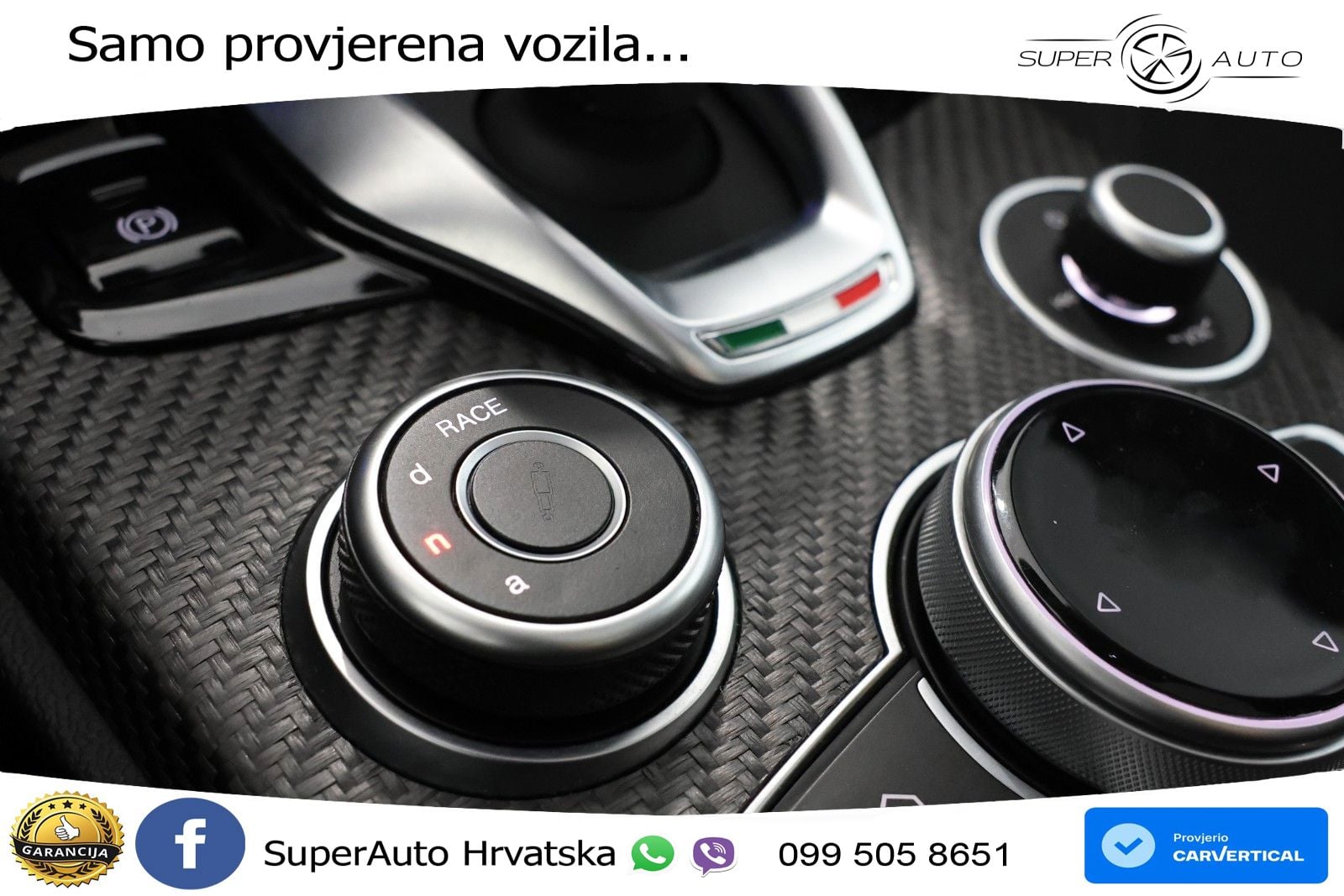 Alfa Romeo Stelvio Quadrifoglio 2.9 V6 Bi-Turbo (520 KS) Q4 Automatic LED+GR SJED+ACC