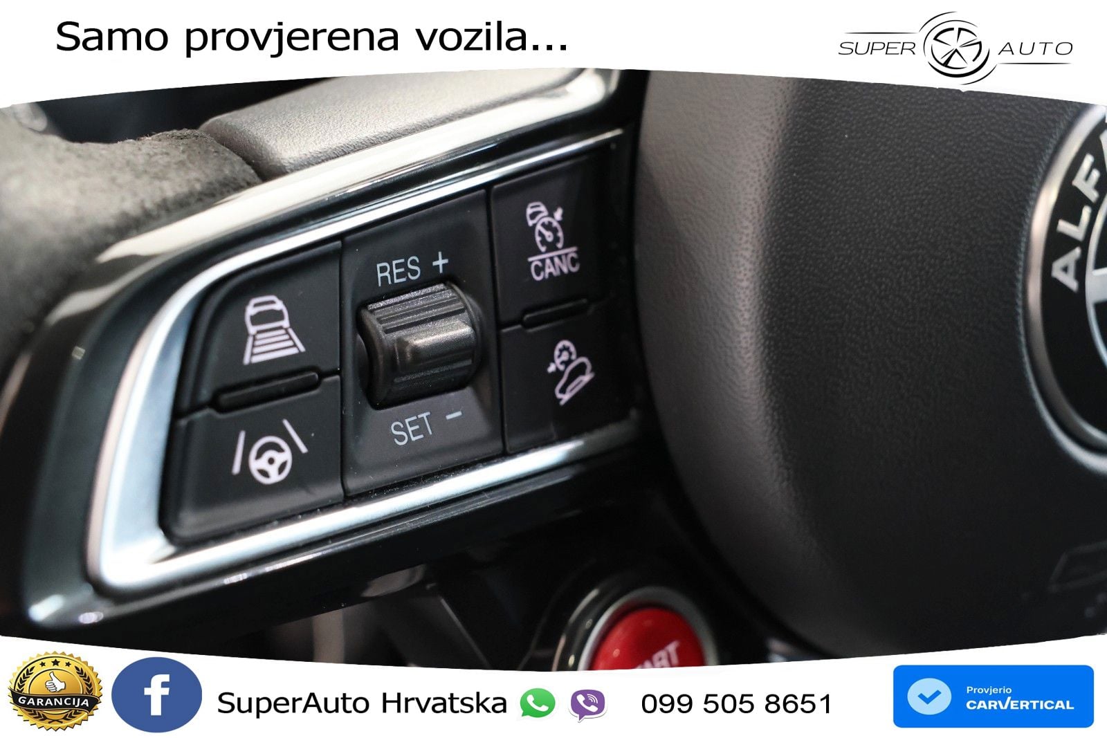 Alfa Romeo Stelvio Quadrifoglio 2.9 V6 Bi-Turbo (520 KS) Q4 Automatic LED+GR SJED+ACC