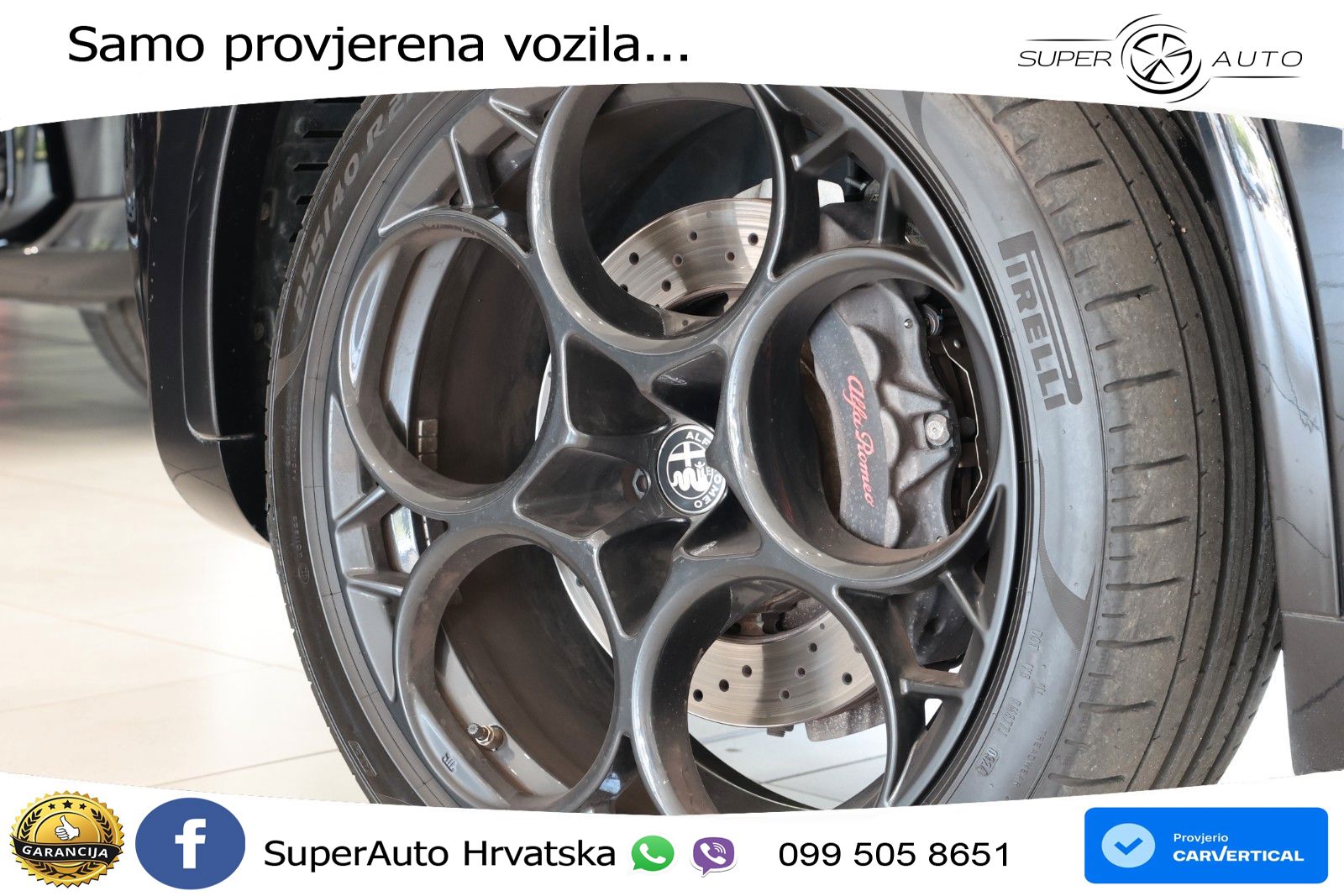 Alfa Romeo Stelvio Quadrifoglio 2.9 V6 Bi-Turbo (520 KS) Q4 Automatic LED+GR SJED+ACC