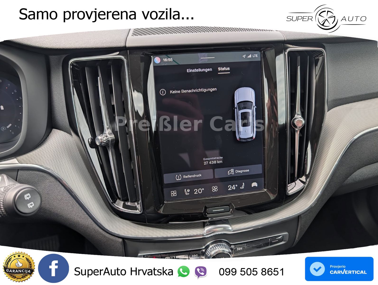 Volvo XC60 B5 Benzin AWD Geartronic ACC+GR SJED+360+PANO