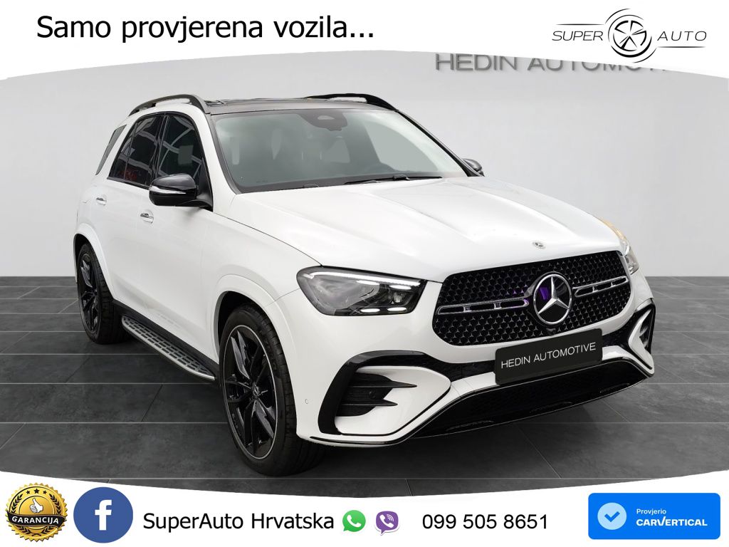 Mercedes GLE 450d (367 KS) EQ Boost 4MATIC 9G-TRONIC AMG ACC+HEAD+GR SJED+360+PANO