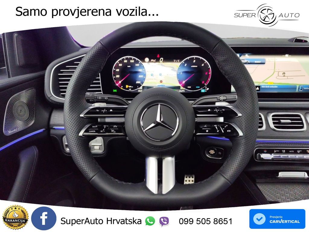Mercedes GLE 450d (367 KS) EQ Boost 4MATIC 9G-TRONIC AMG ACC+HEAD+GR SJED+360+PANO