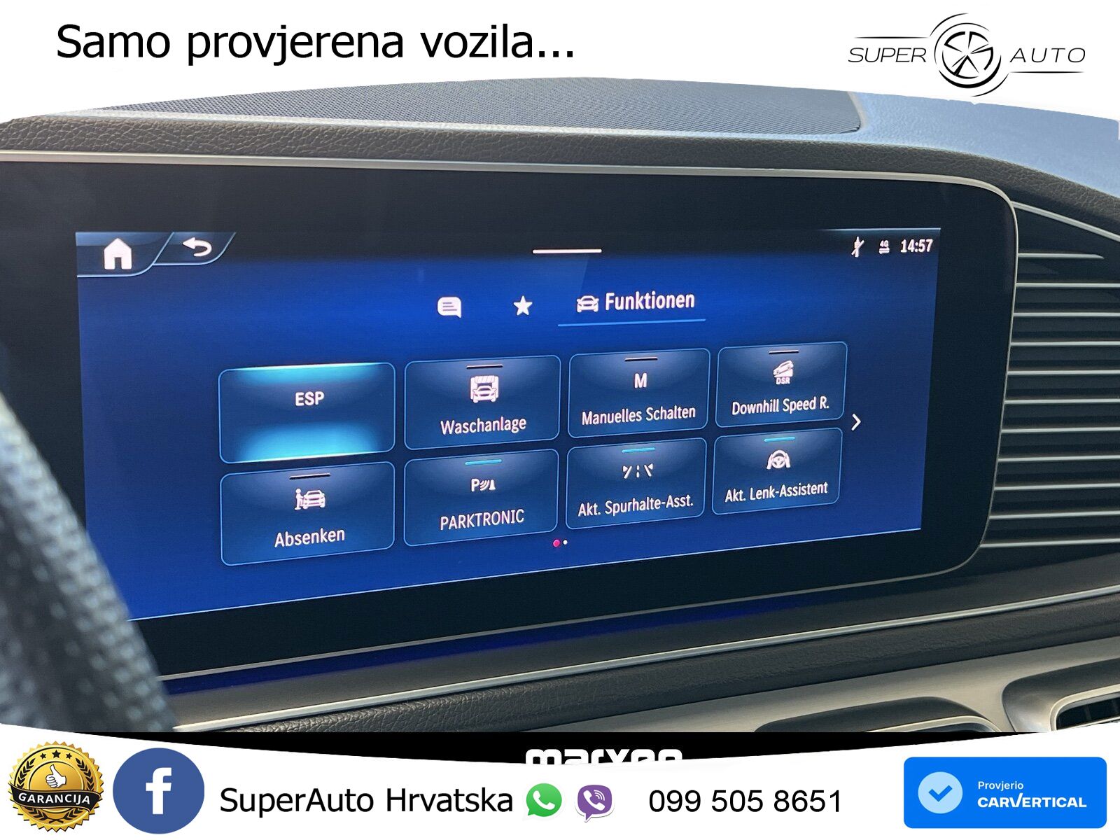 Mercedes GLE 450d (367 KS) EQ Boost 4MATIC 9G-TRONIC AMG ZRAČNI+ACC+GR SJED+KAM+PANO
