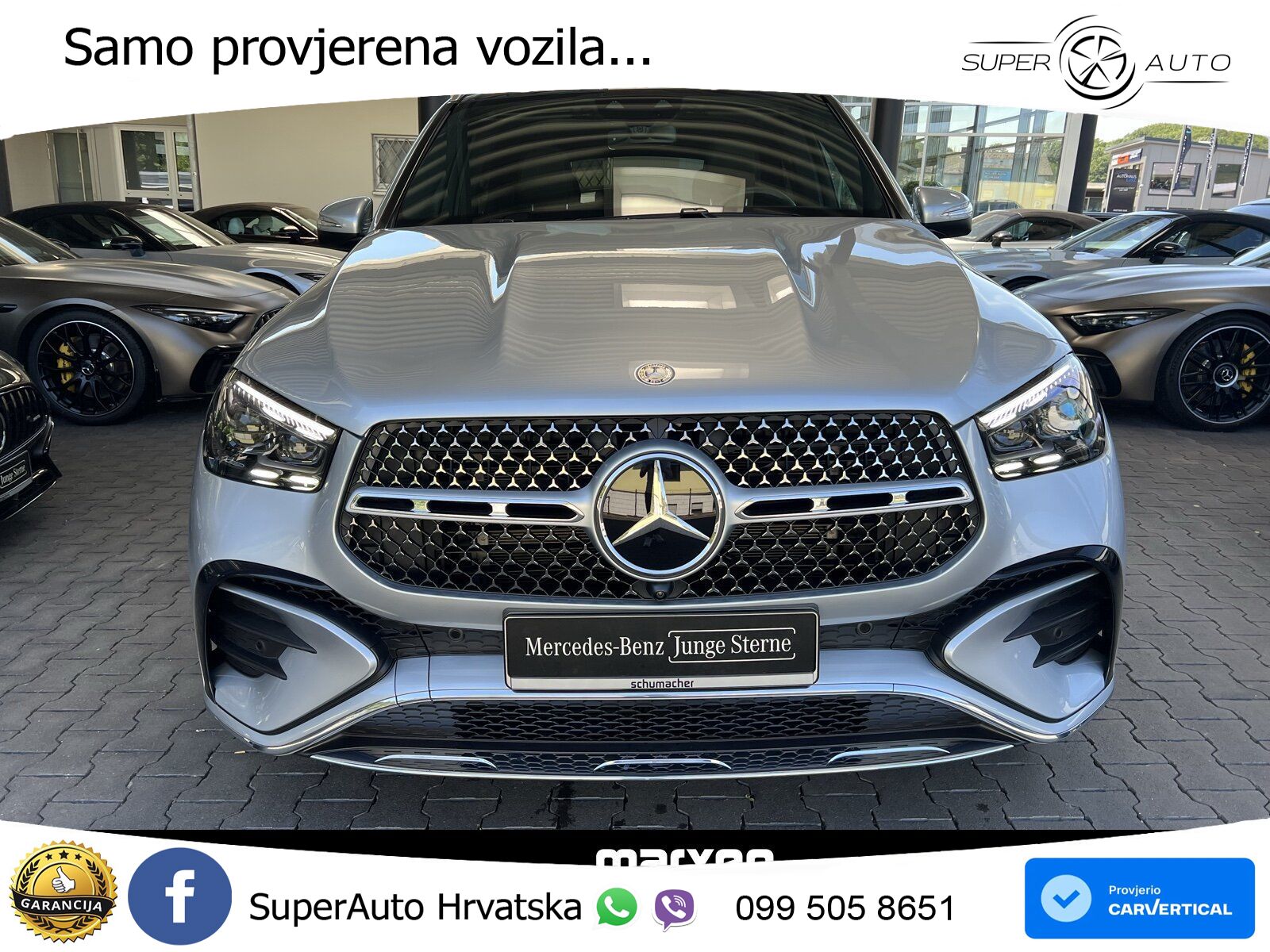 Mercedes GLE 450d (367 KS) EQ Boost 4MATIC 9G-TRONIC AMG ZRAČNI+ACC+GR SJED+KAM+PANO
