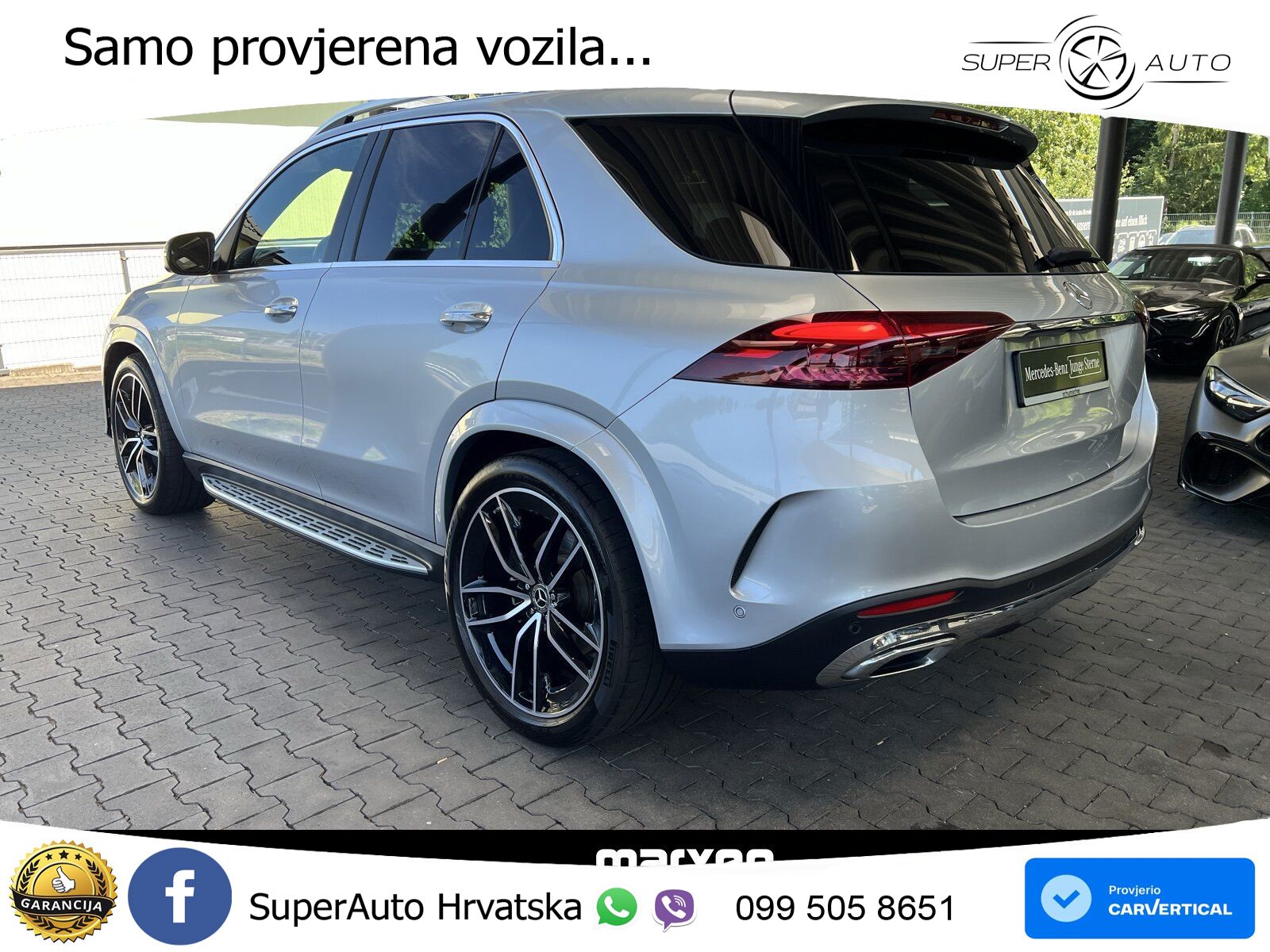 Mercedes GLE 450d (367 KS) EQ Boost 4MATIC 9G-TRONIC AMG ZRAČNI+ACC+GR SJED+KAM+PANO