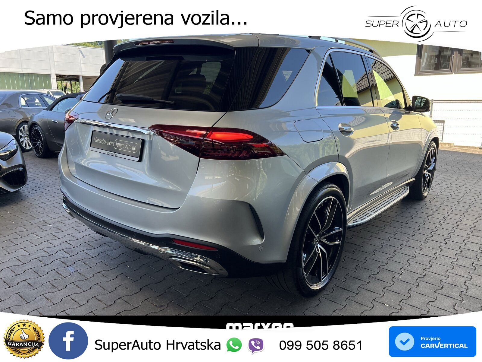 Mercedes GLE 450d (367 KS) EQ Boost 4MATIC 9G-TRONIC AMG ZRAČNI+ACC+GR SJED+KAM+PANO