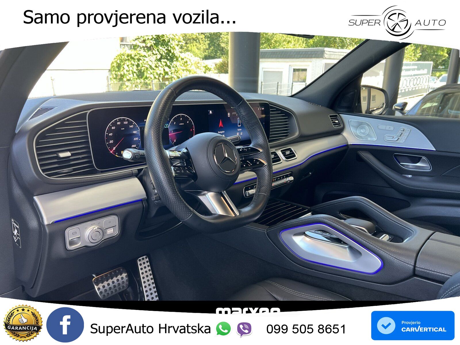 Mercedes GLE 450d (367 KS) EQ Boost 4MATIC 9G-TRONIC AMG ZRAČNI+ACC+GR SJED+KAM+PANO