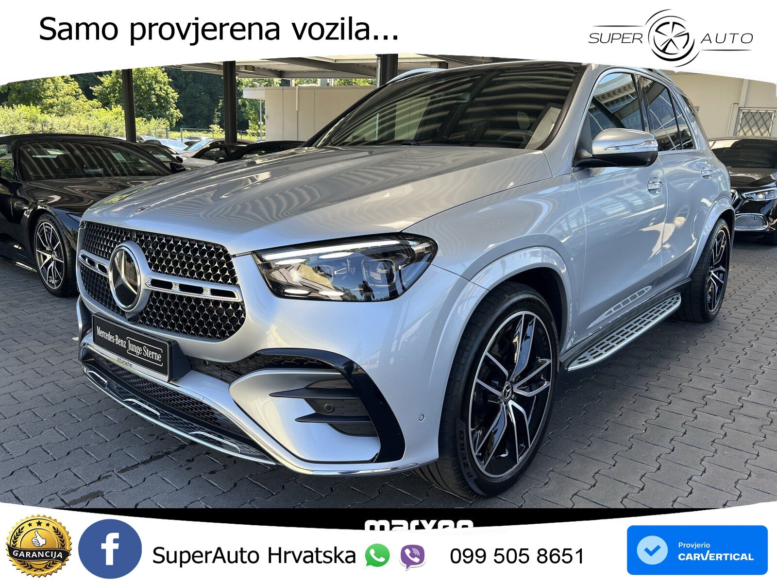 Mercedes GLE 450d (367 KS) EQ Boost 4MATIC 9G-TRONIC AMG ZRAČNI+ACC+GR SJED+KAM+PANO