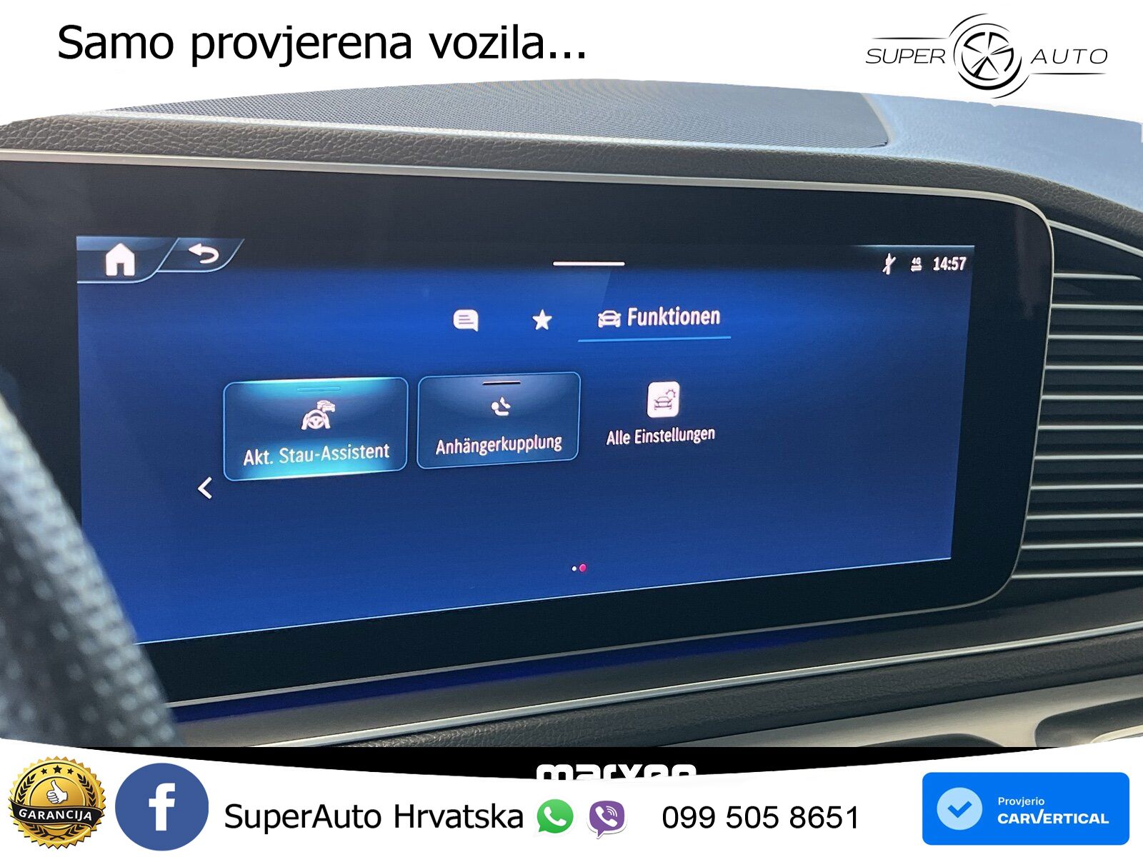 Mercedes GLE 450d (367 KS) EQ Boost 4MATIC 9G-TRONIC AMG ZRAČNI+ACC+GR SJED+KAM+PANO