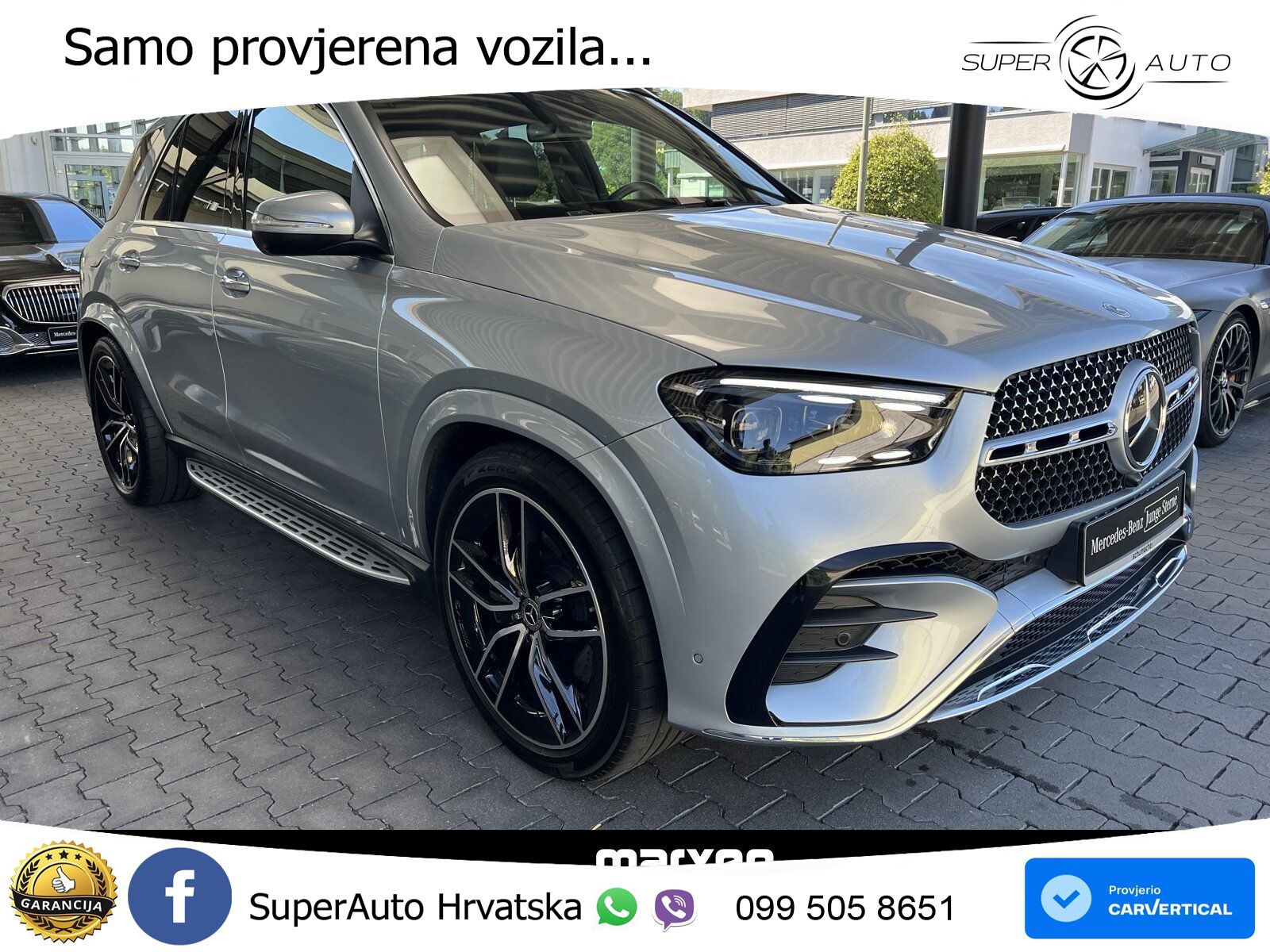 Mercedes GLE 450d (367 KS) EQ Boost 4MATIC 9G-TRONIC AMG ZRAČNI+ACC+GR SJED+KAM+PANO