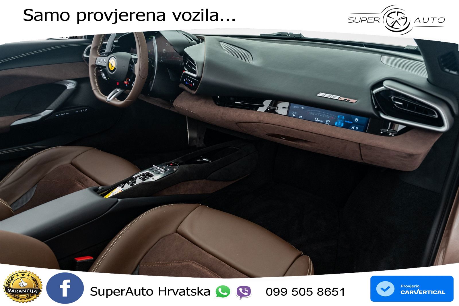 Ferrari 296 GTS 3.0 V6 (830 KS) F1 DCT