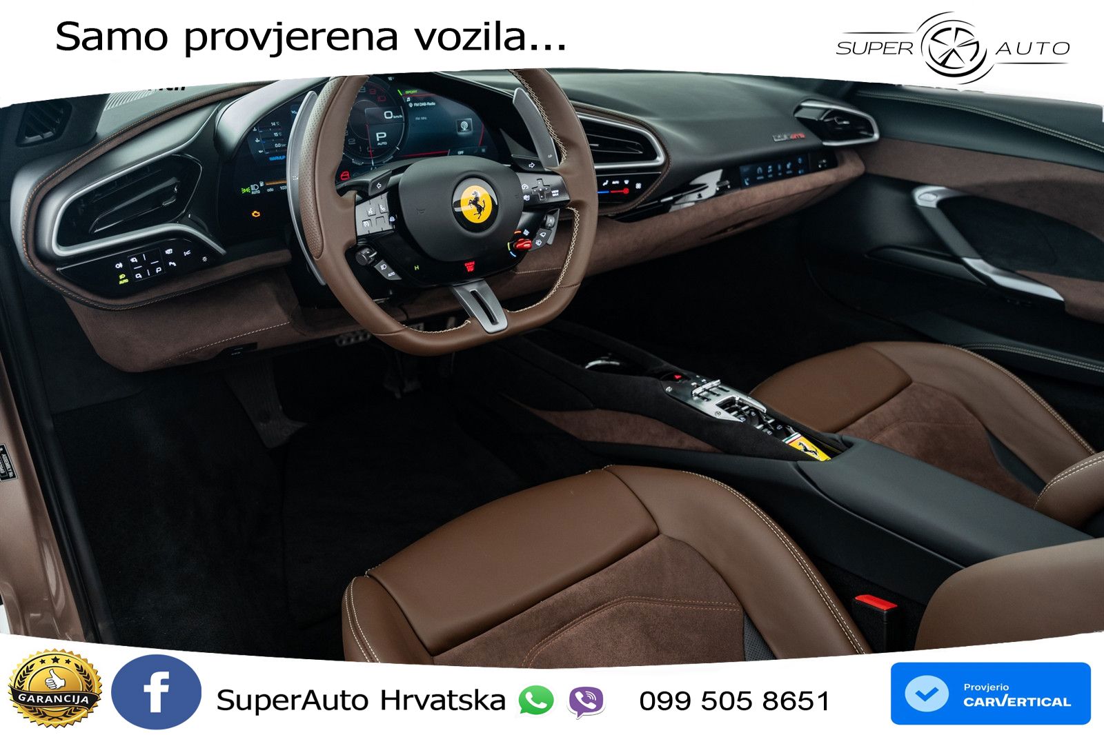 Ferrari 296 GTS 3.0 V6 (830 KS) F1 DCT