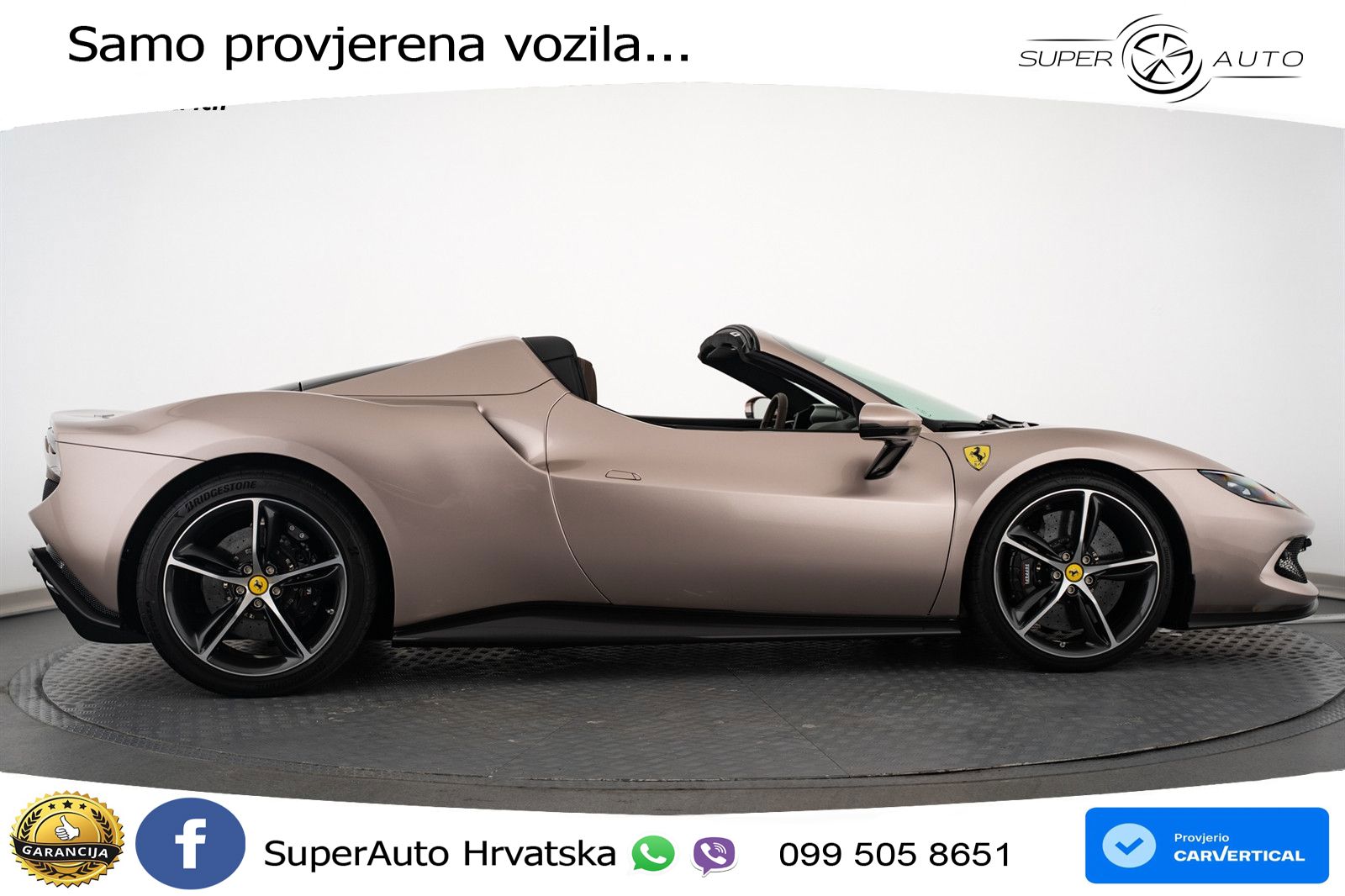 Ferrari 296 GTS 3.0 V6 (830 KS) F1 DCT