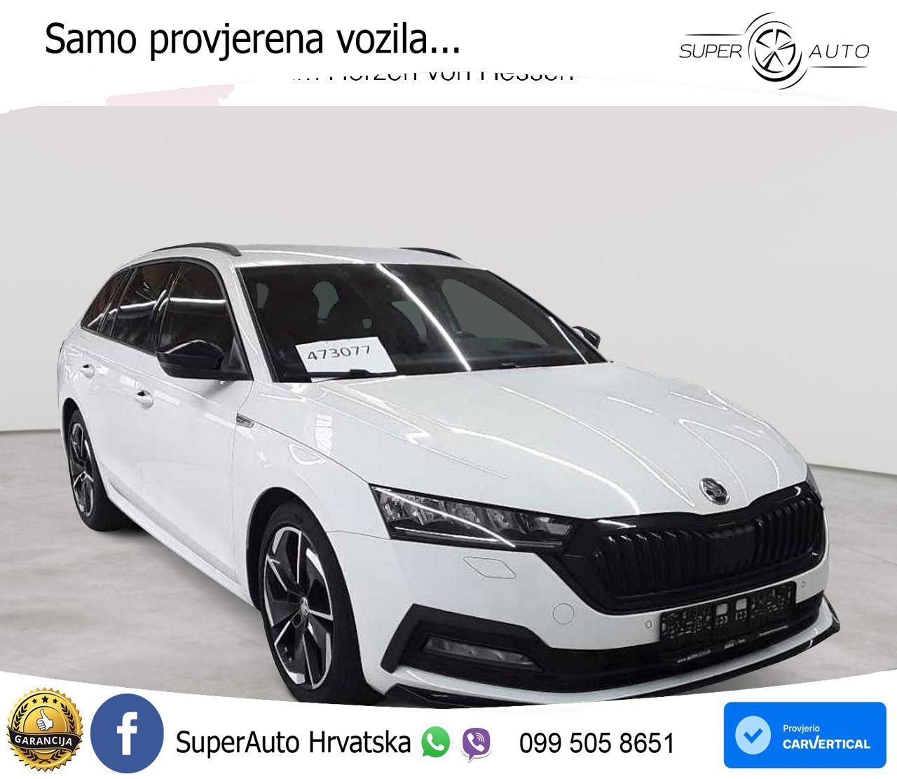 Škoda Octavia Combi 2.0 TDI (150 KS) DSG SportLine