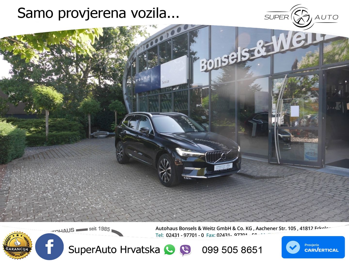 Volvo XC60 B4 Diesel FWD Geartronic LED+GR SJED+ACC