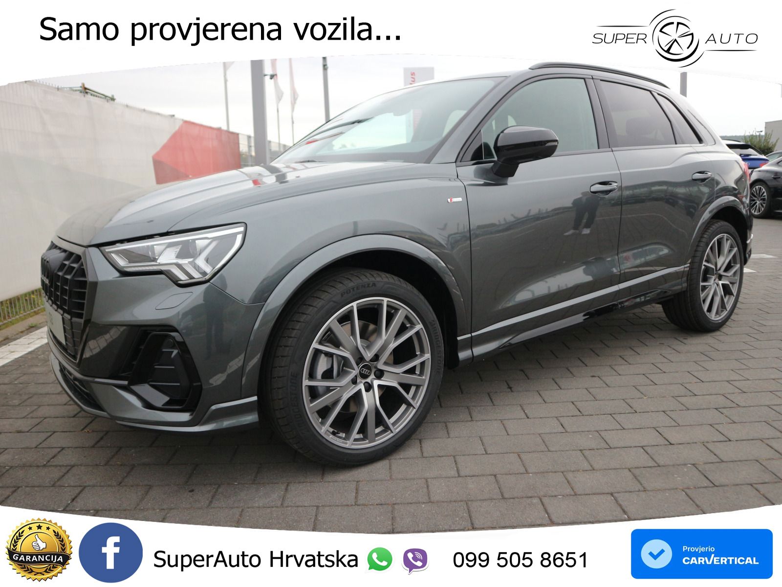 Audi Q3 40 TDI (193 KS) quattro S tronic S line LED+GR SJED+ACC